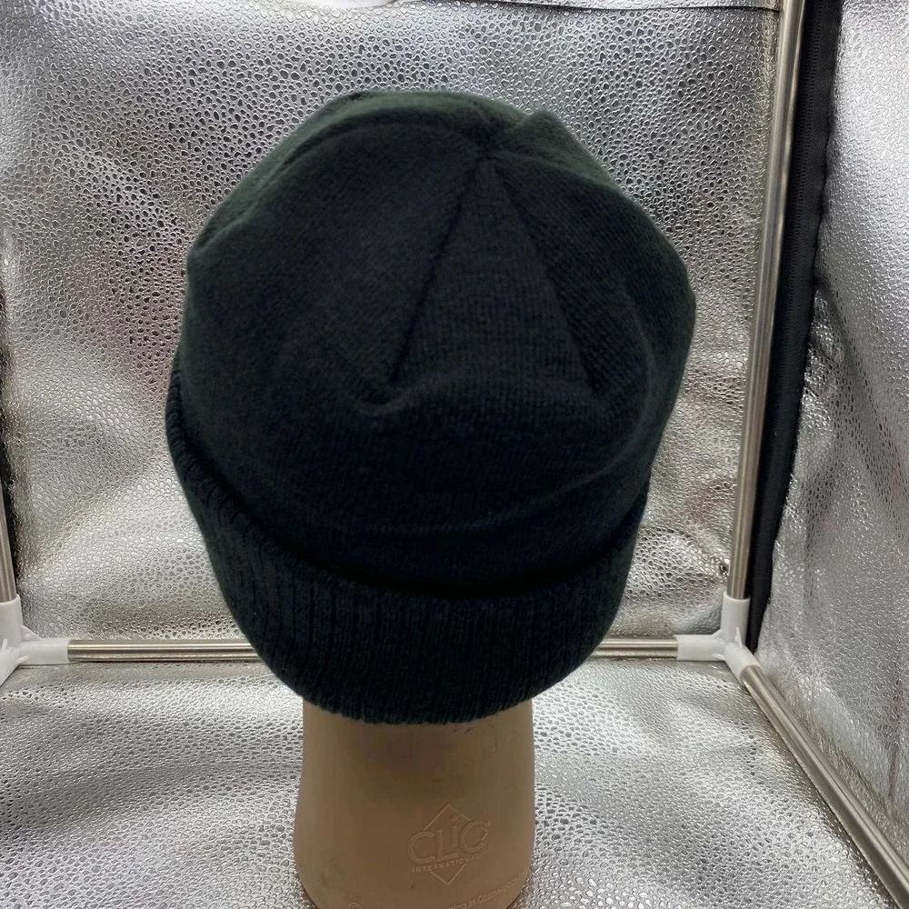 Looganoo Cincinnati Cyclones Beanie Mens One Size Black Hockey Rubber Patch‎ Hat